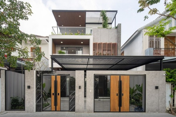 Mẫu cổng nhà phố đẹp hiện đại, dẫn đầu xu hướng