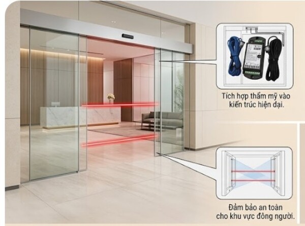Vai trò của cảm biến an toàn trong hệ thống cửa tự động