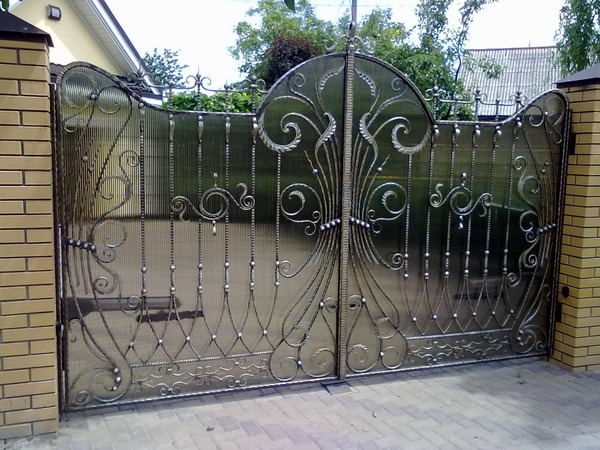 Mẫu 15: Mẫu cổng sắt mỹ thuật giúp tăng giá trị thẩm mỹ ngôi nhà