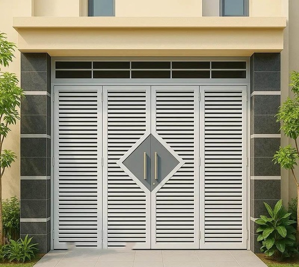 Ưu điểm của cửa cổng sắt 4 cánh