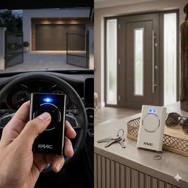 Remote cửa cổng FAAC Italy chính hãng tại Thiết Bị Cửa Sinh Tài