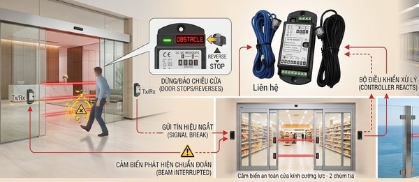 Tìm hiểu về nguyên lý hoạt động của cảm biến an toàn