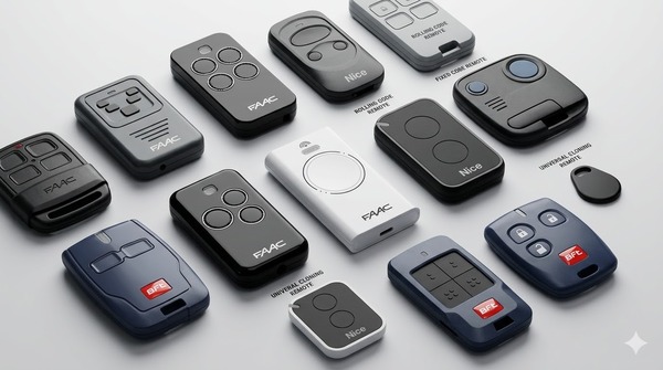 Các loại remote cổng tự động phổ biến trên thị trường