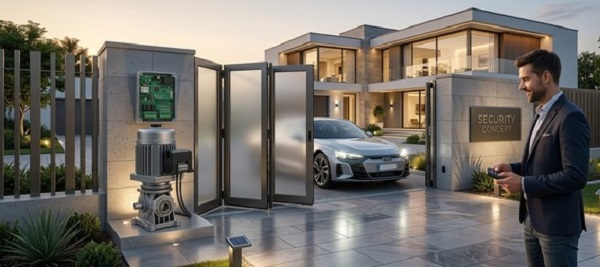 Lợi ích sử dụng bộ điều khiển cửa cổng xếp tự động