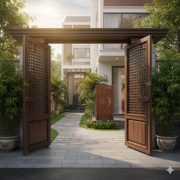 Những lưu ý quan trọng khi thiết kế cổng nhà hợp phong thủy